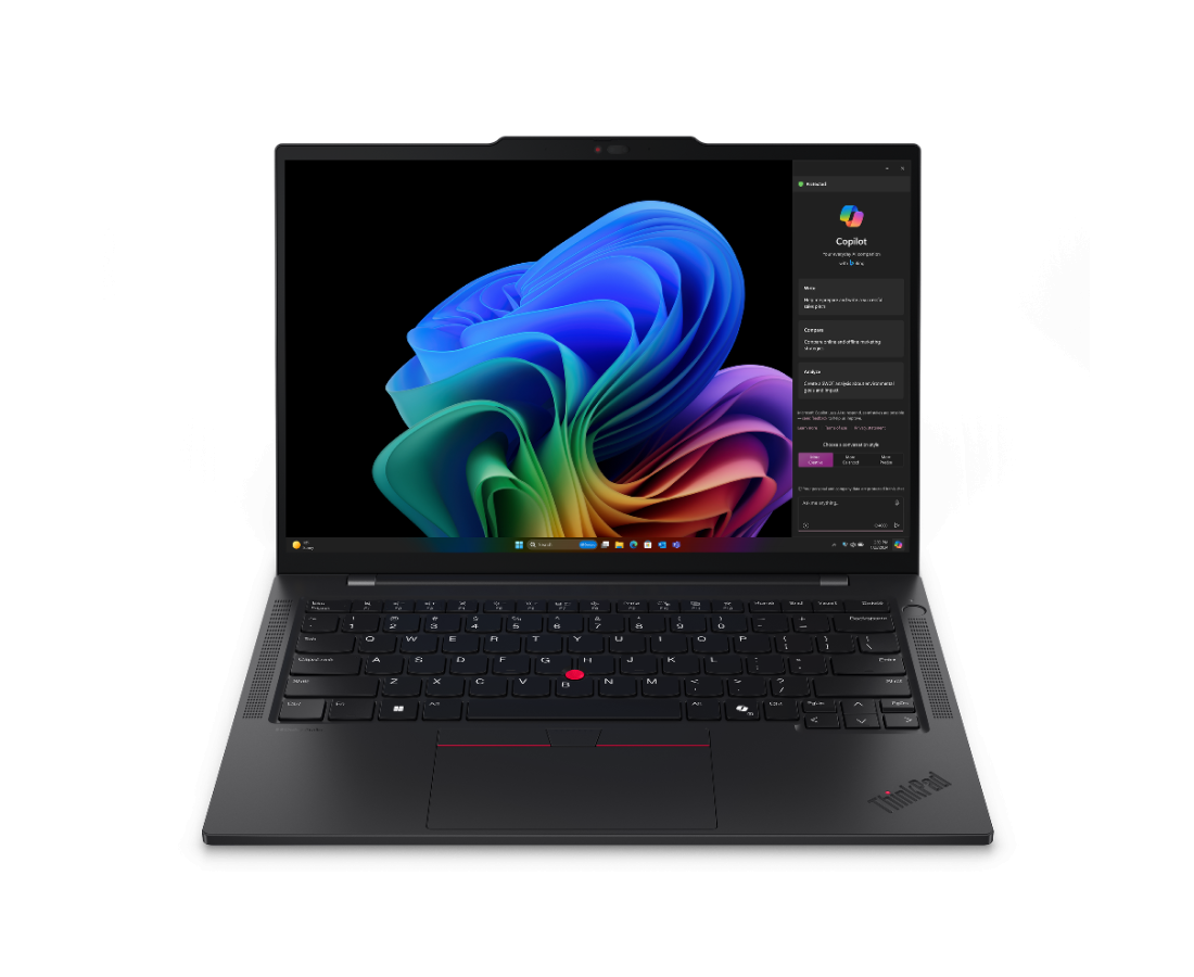 Lenovo Thinkpad T14s Gen 6, CPU: X1E-78-100, RAM: RAM 32 GB, Ổ cứng: SSD 1TB, Độ phân giải : Full HD+, Card đồ họa: Qualcomm Adreno, Kích thước màn hình: 14 inch, Loại màn hình: Laptop Non-Touch, Hệ điều hành: Windows 11, Màu sắc: Black - hình số 