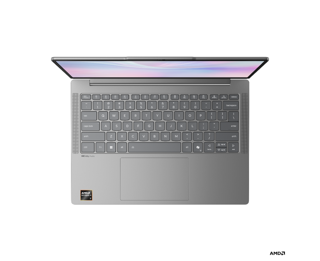 Lenovo IdeaPad Slim 5 14AKP10, CPU: Ryzen AI 5 340, RAM: RAM 24 GB, Ổ cứng: SSD 512GB, Độ phân giải : Full HD+, Card đồ họa: AMD Radeon Graphics, Kích thước màn hình: 14 inch, Loại màn hình: Laptop Non-Touch, Hệ điều hành: Windows 11, Màu sắc: Luna Grey - hình số , 5 image