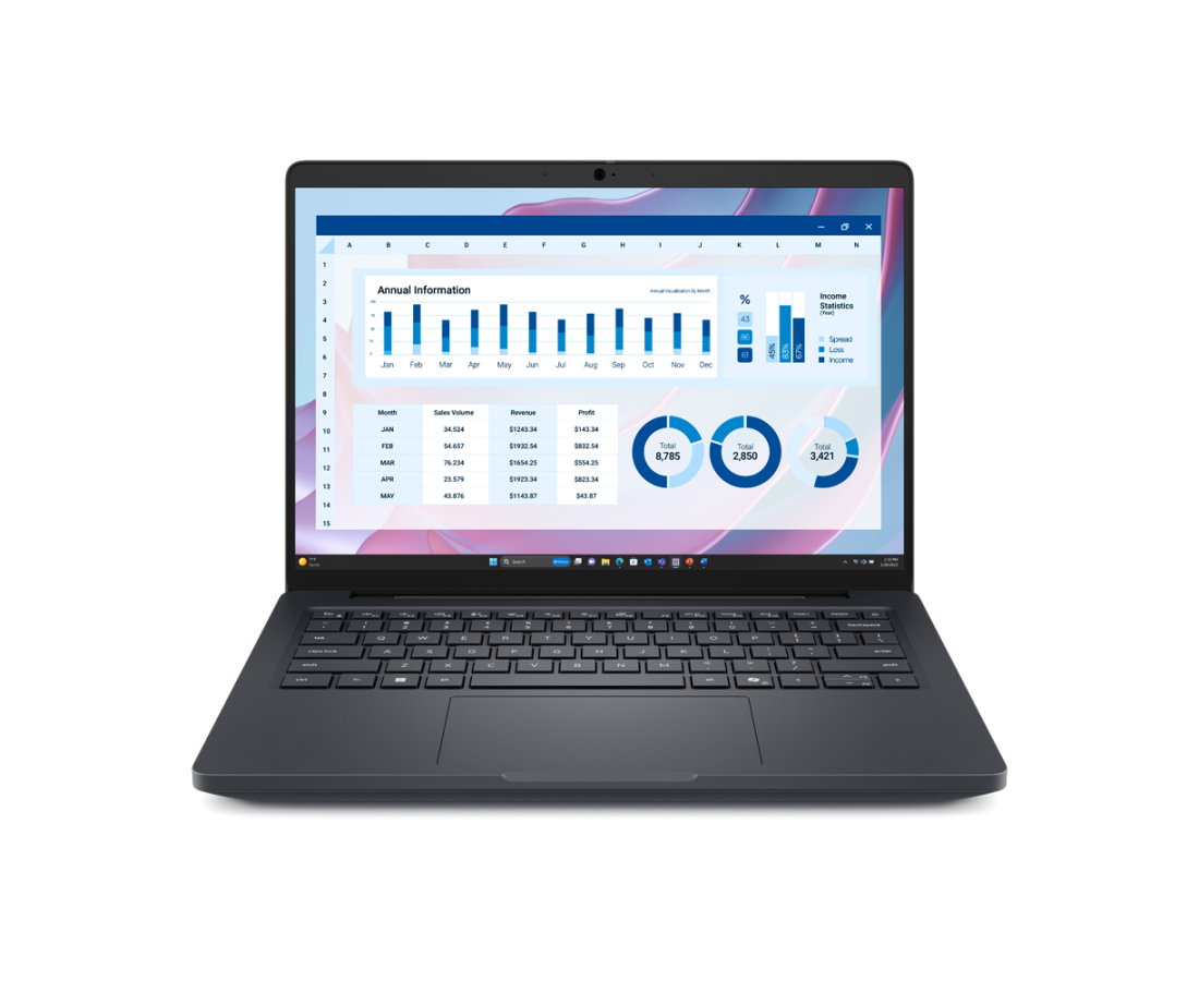 Dell Pro Max 14 MC14255, CPU: Ryzen AI 5 Pro 340, RAM: RAM 16 GB, Ổ cứng: SSD 256GB, Độ phân giải : Full HD+, Card đồ họa: AMD Radeon Graphics, Kích thước màn hình: 14 inch, Loại màn hình: Laptop Non-Touch, Hệ điều hành: Windows 11, Màu sắc: Black - hình số 