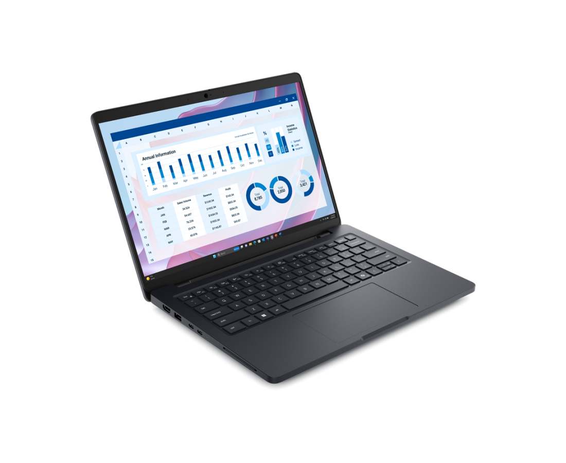 Dell Pro Max 14 MC14255, CPU: Ryzen AI 5 Pro 340, RAM: RAM 16 GB, Ổ cứng: SSD 256GB, Độ phân giải : Full HD+, Card đồ họa: AMD Radeon Graphics, Kích thước màn hình: 14 inch, Loại màn hình: Laptop Non-Touch, Hệ điều hành: Windows 11, Màu sắc: Black - hình số , 2 image