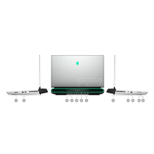 Alienware Area 51M R2, CPU: Core i7 10700, RAM: RAM 16 GB, Ổ cứng: SSD 256GB, Độ phân giải: Full HD, Card đồ họa: GTX 1660Ti - hình số , 11 image