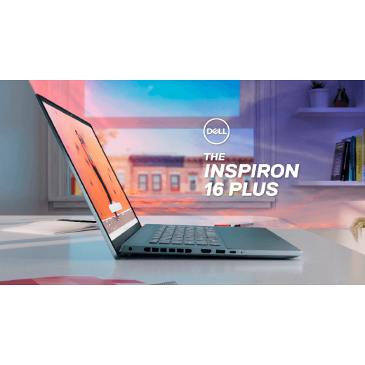 Dell Inspiron 16 Plus 7620, CPU: Core i7 12700H, RAM: RAM 40GB, Ổ cứng: SSD 1TB, Độ phân giải: QHD+, Card đồ họa: Intel Integrated Graphics, Màu sắc: Dark Green - hình số , 8 image