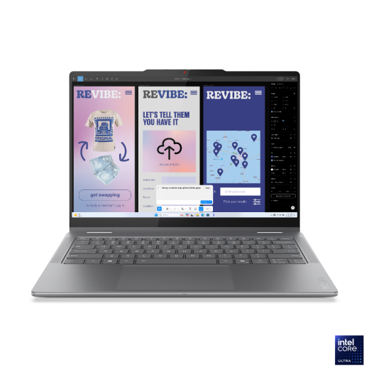 Lenovo Yoga 7 2 in 1 14ILL10 - hình số , 14 image Lenovo Yoga 7 2 in 1 14ILL10, CPU: Core Ultra 5 226V, RAM: RAM 16 GB, Ổ cứng: SSD 512GB, Độ phân giải: Full HD+, Card đồ họa: Intel Arc Graphics, Kích thước màn hình: 14 inch, Loại màn hình: Laptop Touch, Hệ điều hành: Windows 11, Màu sắc: Luna Grey - hình số , 14 image