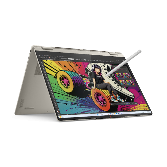 Lenovo Yoga 7 2 in 1 16AKP10, CPU: Ryzen AI 5 340, RAM: RAM 16 GB, Ổ cứng: SSD 512GB, Độ phân giải : Full HD+, Card đồ họa: AMD Radeon Graphics, Kích thước màn hình: 16 inch, Loại màn hình: Laptop Touch, Hệ điều hành: Windows 11, Màu sắc: Seashell - hình số 