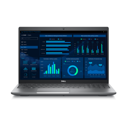 Dell Precision 3581, CPU: Core i7 - 13800H, RAM: RAM 32GB, Ổ cứng: SSD 512GB, Độ phân giải: FHD, Card đồ họa: NVIDIA RTX A1000, Màu sắc: Dark Gray - hình số 