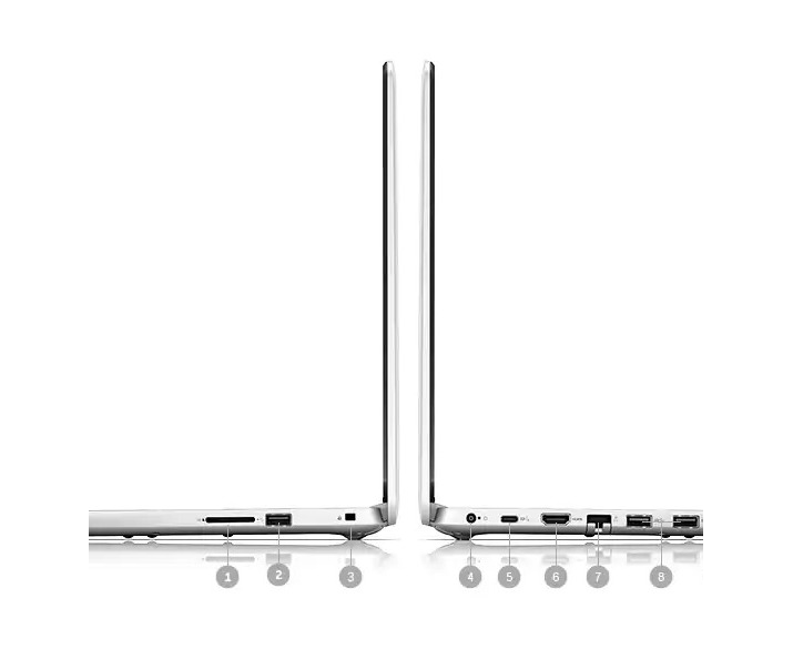 Dell Inspiron 5584, CPU: Core i5 8265U, RAM: RAM 8 GB, Ổ cứng: SSD 256GB, Độ phân giải: Full HD - hình số , 2 image