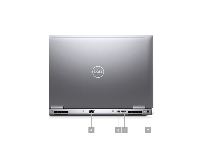 Dell Precision 7540, CPU: Core i7 9850H, RAM: RAM 8 GB, Ổ cứng: SSD 256GB, Độ phân giải: Full HD, Card đồ họa: Quadro T2000 - hình số , 5 image