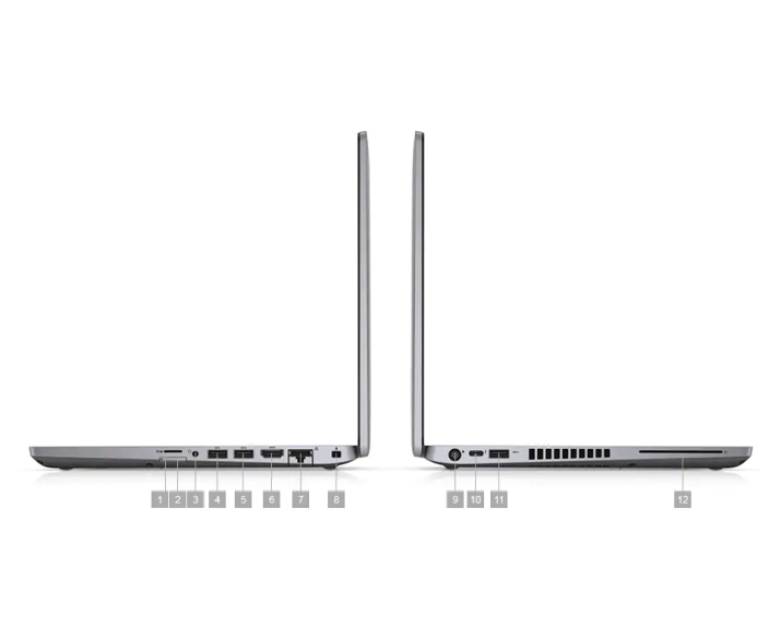 Dell Latitude 5411 , CPU: Core i7 10850H, RAM: RAM 16 GB, Ổ cứng: SSD 512GB, Độ phân giải: Full HD, Card đồ họa: Intel UHD Graphics - hình số , 6 image