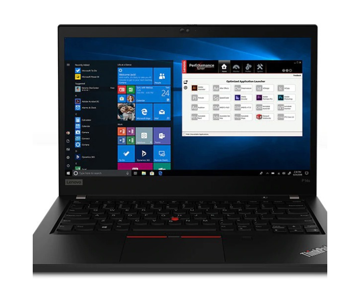 Lenovo ThinkPad P14s, CPU: Core i7 10610U, RAM: RAM 16 GB, Ổ cứng: SSD 512GB, Độ phân giải: Full HD - hình số , 2 image