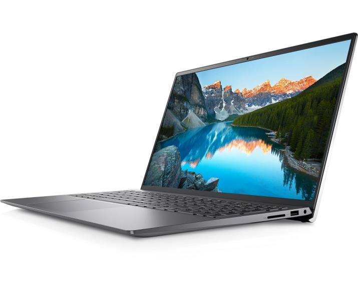 Dell Inspiron 15 5510, CPU: Core i5 11320H, RAM: RAM 8GB, Ổ cứng: SSD 256GB, Độ phân giải: FHD, Card đồ họa: Intel Iris Xe Graphics, Màu sắc: Platinum Silver - hình số , 2 image