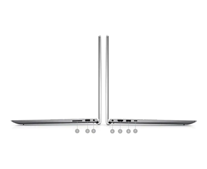 Dell Inspiron 15 5510, CPU: Core i5 11320H, RAM: RAM 8GB, Ổ cứng: SSD 256GB, Độ phân giải: FHD, Card đồ họa: Intel Iris Xe Graphics, Màu sắc: Platinum Silver - hình số , 5 image