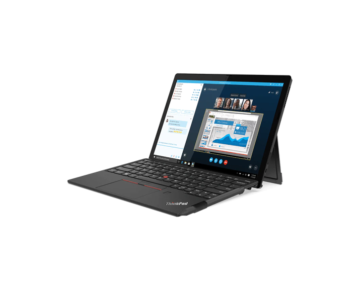 Lenovo ThinkPad X12 Detachable, CPU: Core i7 - 1160G7, RAM: RAM 16 GB, Ổ cứng: SSD M.2 512GB, Độ phân giải: FHD+, Card đồ họa: Intel Iris Xe Graphics, Màu sắc: Black - hình số , 3 image