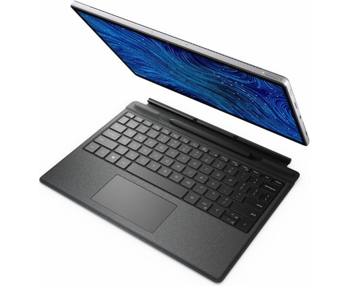 Dell Latitude 7320 Detachable , CPU: Core i7 1180G7, RAM: RAM 16 GB, Ổ cứng: SSD 256GB, Độ phân giải : Full HD+ Touch, Card đồ họa: Intel Iris Xe Graphics, Màu sắc: Platinum Silver - hình số , 2 image