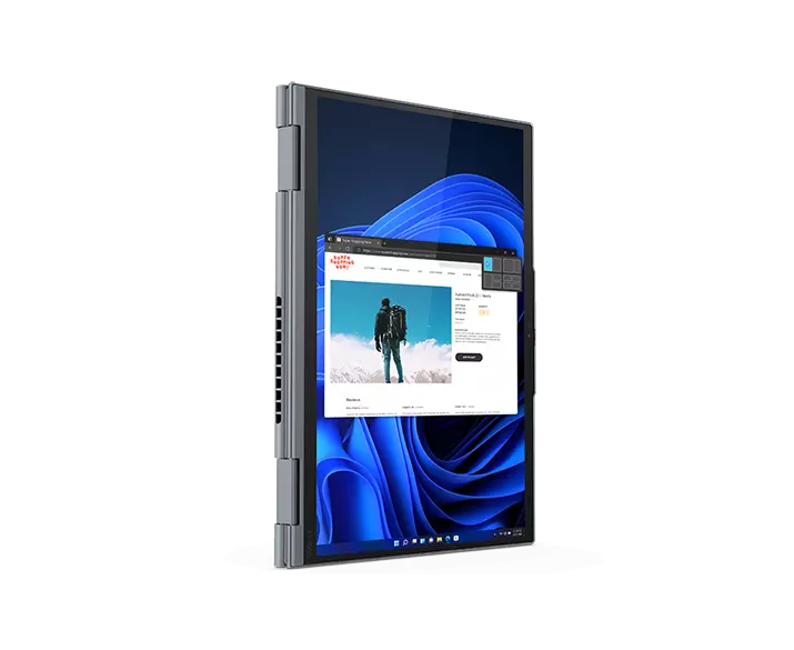 Lenovo ThinkPad X1 Yoga Gen 7, CPU: Core i5 1245U, RAM: RAM 16 GB, Ổ cứng: SSD 512GB, Độ phân giải: Full HD Touch, Card đồ họa: Intel Iris Xe Graphics, Màu sắc: Storm Grey - hình số , 7 image