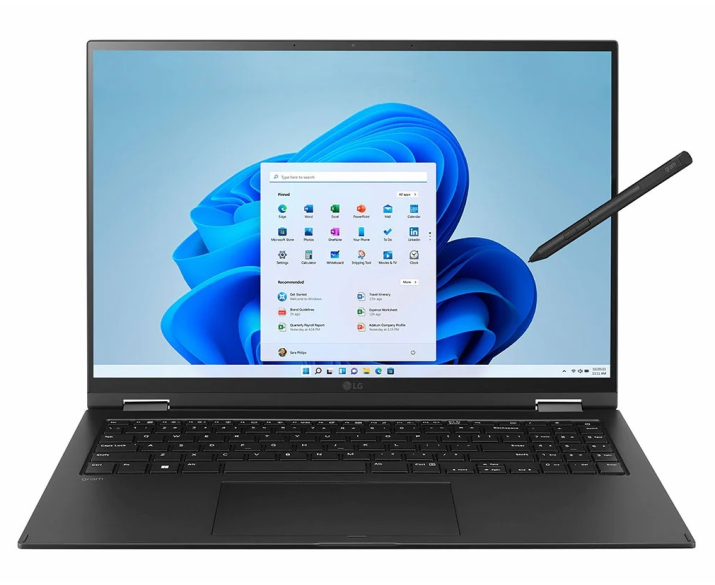LG Gram 16T90Q 2 in 1, CPU: Core i7 - 1260P, RAM: 16GB, Ổ cứng: SSD M.2 512GB, Độ phân giải: QHD, Màu sắc: Black - hình số 