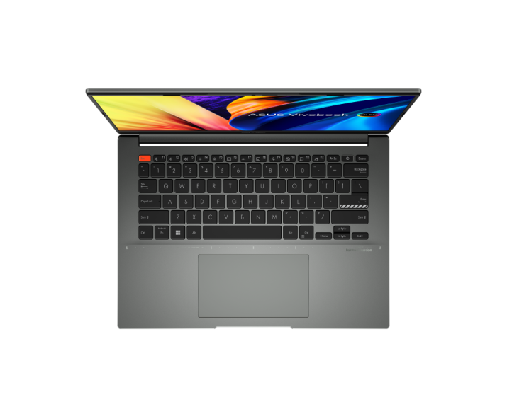 Asus Vivobook S14X, CPU: Core i7 12700H, RAM: RAM 8 GB, Ổ cứng: SSD 512GB, Độ phân giải : Quad HD+, Card đồ họa: Intel Iris Xe Graphics, Màu sắc: Midnight Black - hình số , 2 image