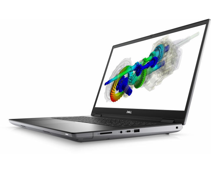 Dell Precision 7770, CPU: Core i7 12850HX, RAM: RAM 64GB, Ổ cứng: SSD 1TB, Độ phân giải: FHD, Card đồ họa: NVIDIA RTX A3000, Màu sắc: Grey - hình số , 4 image