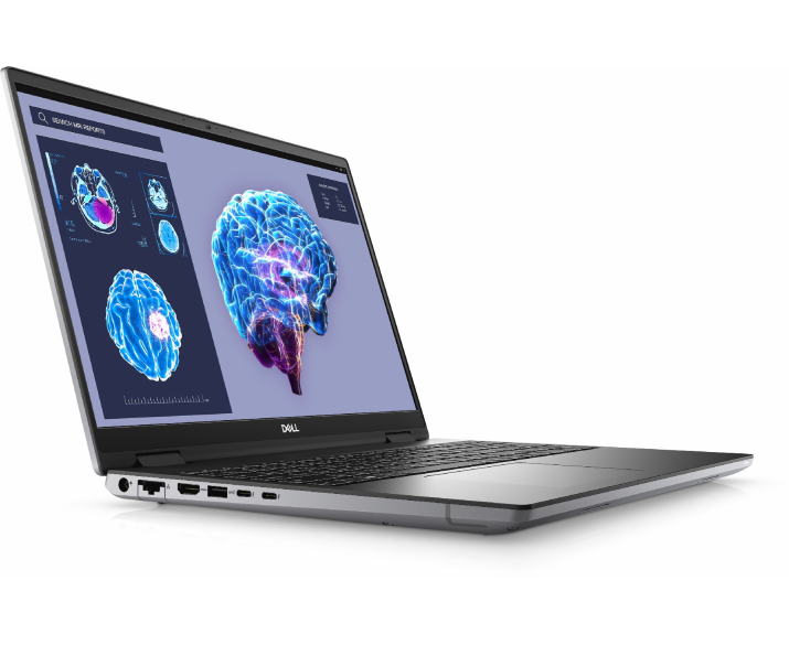Dell Precision 7680, CPU: Core i9 13950HX, RAM: RAM 64GB, Ổ cứng: SSD 1TB, Độ phân giải: FHD+, Card đồ họa: NVIDIA RTX 3500 Ada, Màu sắc: Dark Gray - hình số , 2 image