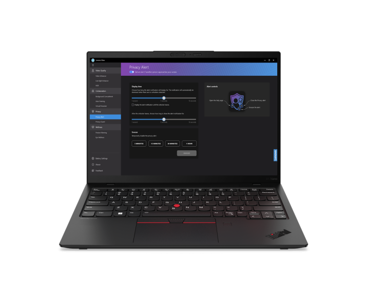 Lenovo ThinkPad X1 Nano Gen 3, CPU: Core i7 1360P, RAM: RAM 16 GB, Ổ cứng: SSD 512GB, Độ phân giải: Quad HD+, Card đồ họa: Intel Iris Xe Graphics, Màu sắc: Black - hình số , 4 image