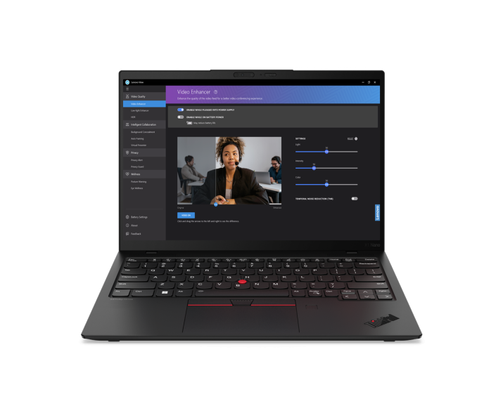 Lenovo ThinkPad X1 Nano Gen 3, CPU: Core i7 1360P, RAM: RAM 16 GB, Ổ cứng: SSD 512GB, Độ phân giải: Quad HD+, Card đồ họa: Intel Iris Xe Graphics, Màu sắc: Black - hình số , 5 image
