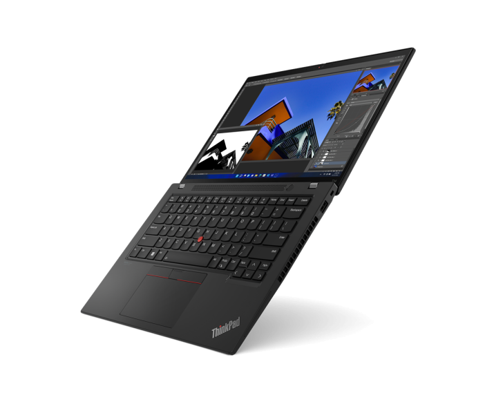 Lenovo Thinkpad T14 Gen 3, CPU: Core i7 - 1260P, RAM: RAM 16 GB, Ổ cứng: SSD M.2 512GB, Độ phân giải: FHD+, Card đồ họa: Intel Iris Xe Graphics, Màu sắc: Thunder Black - hình số , 2 image