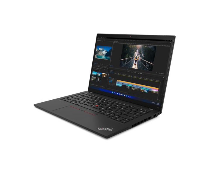 Lenovo Thinkpad T14 Gen 3, CPU: Core i7 - 1260P, RAM: RAM 16 GB, Ổ cứng: SSD M.2 512GB, Độ phân giải: FHD+, Card đồ họa: Intel Iris Xe Graphics, Màu sắc: Thunder Black - hình số , 4 image