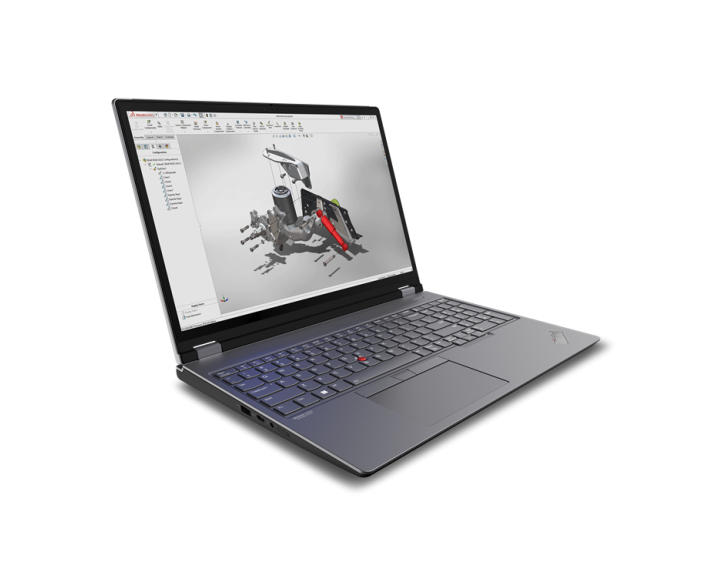 Lenovo ThinkPad P16 Gen 2, CPU: Core i9-13980HX, RAM: RAM 32 GB, Ổ cứng: SSD M.2 1TB, Độ phân giải: FHD+, Card đồ họa: NVIDIA RTX 2000 Ada, Màu sắc: Storm Grey - hình số , 2 image