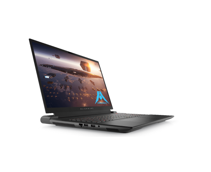 Alienware M18 R1 AMD, CPU: Ryzen 7 7745HX, RAM: RAM 16GB, Ổ cứng: SSD 512GB, Độ phân giải: FHD+, Card đồ họa: NVIDIA RTX 4060, Màu sắc: Dark Metallic Moon - hình số , 12 image