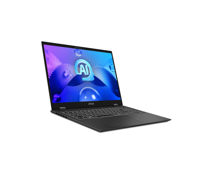 MSI Prestige 16 AI Evo B1MG-020US, CPU: Core Ultra 7 155H, RAM: RAM 32 GB, Ổ cứng: SSD 2TB, Độ phân giải: Ultra HD+, Card đồ họa: Intel Arc Graphics, Màu sắc: Stellar Gray - hình số , 3 image