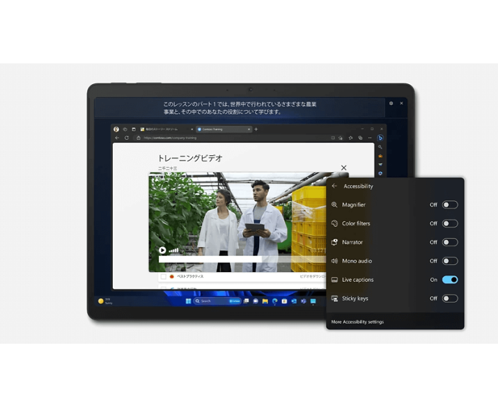 Microsoft Surface Pro 10, CPU: Core Ultra 5 135U, RAM: RAM 8 GB, Ổ cứng: SSD 256GB, Độ phân giải: Quad HD+, Card đồ họa: Intel Graphic, Màu sắc: Graphite (Than chì) - hình số , 5 image