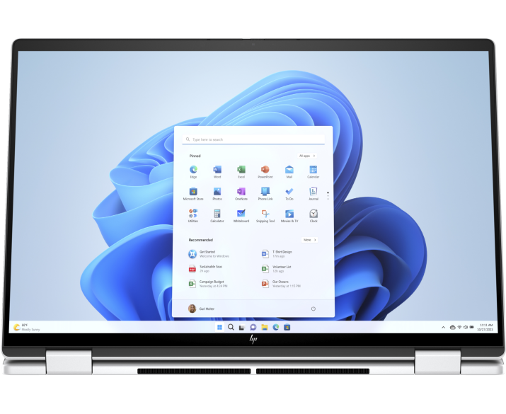 HP Envy x360 16-ac0013dx, CPU: Core Ultra 5 125U, RAM: RAM 8 GB, Ổ cứng: SSD 512GB, Độ phân giải: Full HD+ Touch, Card đồ họa: Intel Graphic, Màu sắc: Silver - hình số , 8 image