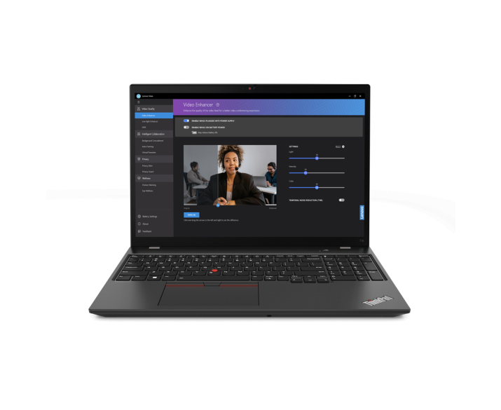 Lenovo ThinkPad T16 Gen 2, CPU: Core i7 1365U, RAM: RAM 16 GB, Ổ cứng: SSD 512GB, Độ phân giải: Full HD+ Touch, Card đồ họa: Intel Iris Xe Graphics, Màu sắc: Thunder Black - hình số , 7 image