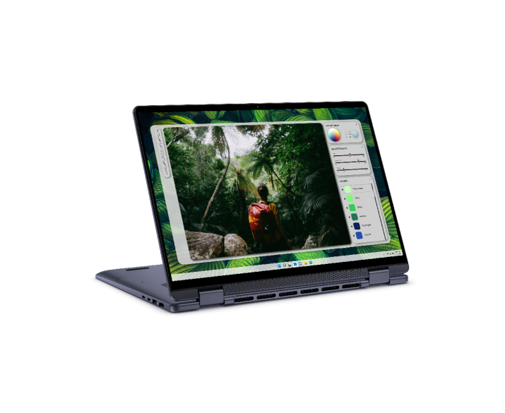 Dell Inspiron 16 7640 2 in 1, CPU: Core Ultra 7 155H, RAM: RAM 32 GB, Ổ cứng: SSD 1TB, Độ phân giải : Quad HD+ Touch, Card đồ họa: Intel Arc Graphics, Màu sắc: Midnight Blue - hình số , 8 image