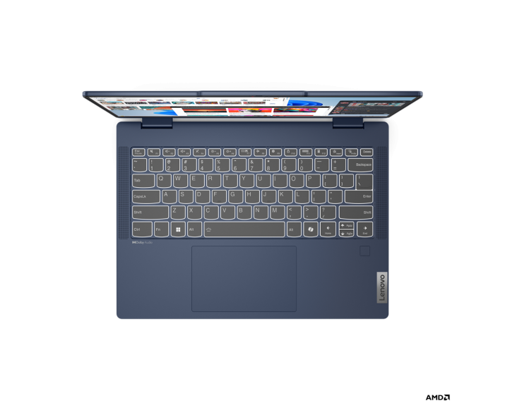 Lenovo IdeaPad 5 2 in 1 14AHP9, CPU: Ryzen 7 8845HS, RAM: RAM 16 GB, Ổ cứng: SSD 1TB, Độ phân giải: Full HD+ Touch, Card đồ họa: AMD Radeon Graphics, Kích thước màn hình: 14 inch, Loại màn hình: Laptop 2 in 1, Hệ điều hành: Windows 11, Màu sắc: Cosmic Blue, Tình trạng: Used - hình số , 6 image