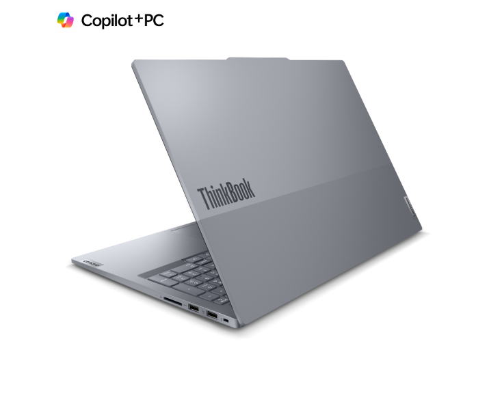 Lenovo ThinkBook 16 G7 QOY, CPU: X1P-42-100, RAM: RAM 32 GB, Ổ cứng: SSD 1TB, Độ phân giải : Full HD+, Card đồ họa: Qualcomm Adreno, Hệ điều hành: Windows 11 Pro, Màu sắc: Luna Grey - hình số , 3 image