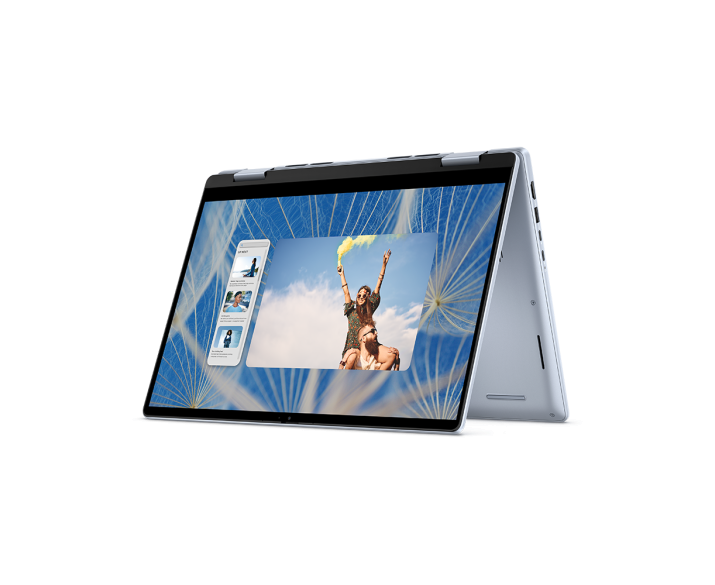 Dell Inspiron 7440 2 in 1, CPU: Core 7 150U, RAM: RAM 16 GB, Ổ cứng: SSD 1TB, Độ phân giải: Full HD+ Touch, Card đồ họa: Intel Graphic, Màu sắc: Ice Blue - hình số 