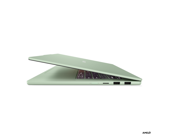 Lenovo IdeaPad Slim 5 15ARP10, CPU: Ryzen 7 7735HS, RAM: RAM 16 GB, Ổ cứng: SSD 1TB, Độ phân giải: Full HD+, Card đồ họa: AMD Radeon Graphics, Kích thước màn hình: 15.3 inch, Loại màn hình: Laptop Non-Touch, Hệ điều hành: Windows 11, Màu sắc: Seafoam Green - hình số , 5 image