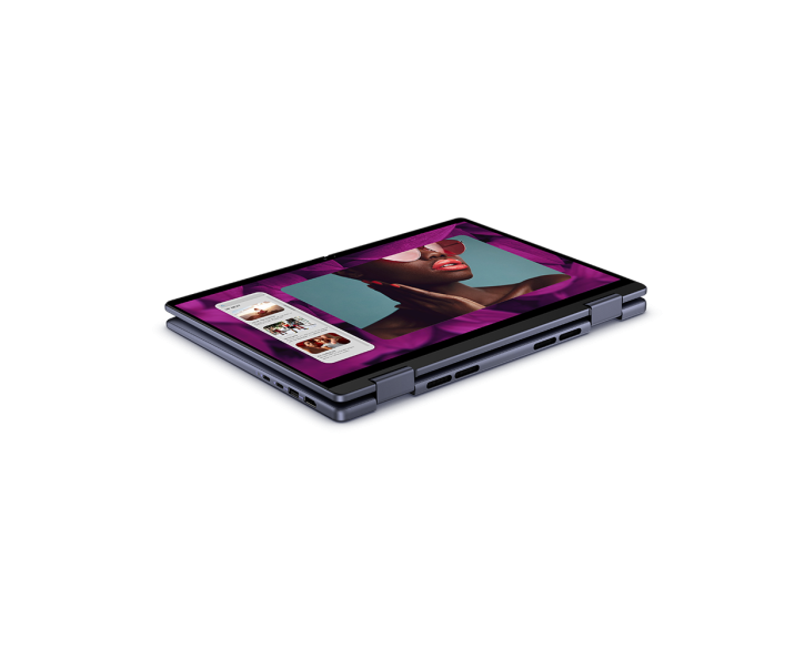 Dell Inspiron 7445 2 in 1, CPU: Ryzen 5 8640HS, RAM: RAM 16 GB, Ổ cứng: SSD 512GB, Độ phân giải: Full HD+ Touch, Card đồ họa: AMD Radeon Graphics, Màu sắc: Midnight Blue - hình số , 3 image