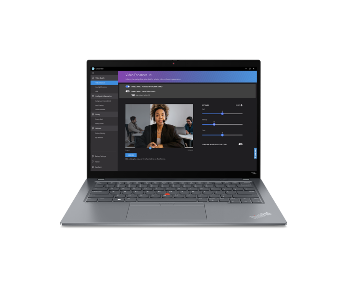 Lenovo Thinkpad T14s Gen 4, CPU: Core i7 - 1370P, RAM: RAM 32 GB, Ổ cứng: SSD M.2 512GB, Độ phân giải: FHD+, Card đồ họa: Intel Iris Xe Graphics, Màu sắc: Storm Grey - hình số , 2 image
