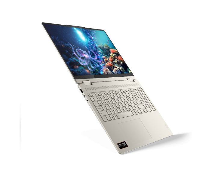 Lenovo Yoga 7 2 in 1 16AKP10, CPU: Ryzen AI 5 340, RAM: RAM 16 GB, Ổ cứng: SSD 512GB, Độ phân giải: Full HD+, Card đồ họa: AMD Radeon Graphics, Kích thước màn hình: 16 inch, Loại màn hình: Laptop Touch, Hệ điều hành: Windows 11, Màu sắc: Seashell - hình số , 13 image