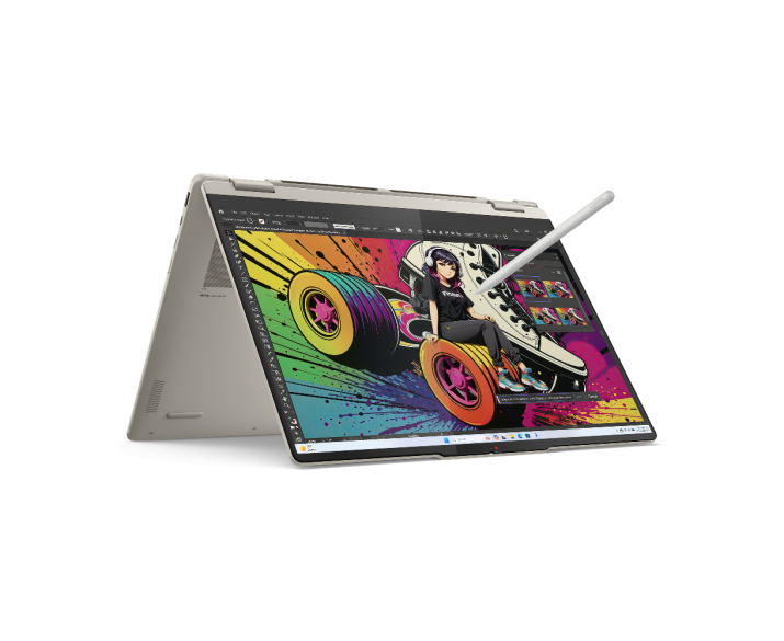 Lenovo Yoga 7 2 in 1 16AKP10, CPU: Ryzen AI 5 340, RAM: RAM 16 GB, Ổ cứng: SSD 512GB, Độ phân giải: Full HD+, Card đồ họa: AMD Radeon Graphics, Kích thước màn hình: 16 inch, Loại màn hình: Laptop Touch, Hệ điều hành: Windows 11, Màu sắc: Seashell - hình số 