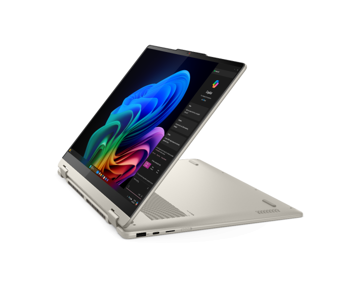 Lenovo Yoga 7 2 in 1 16AKP10, CPU: Ryzen AI 5 340, RAM: RAM 16 GB, Ổ cứng: SSD 512GB, Độ phân giải: Full HD+, Card đồ họa: AMD Radeon Graphics, Kích thước màn hình: 16 inch, Loại màn hình: Laptop Touch, Hệ điều hành: Windows 11, Màu sắc: Seashell - hình số , 3 image