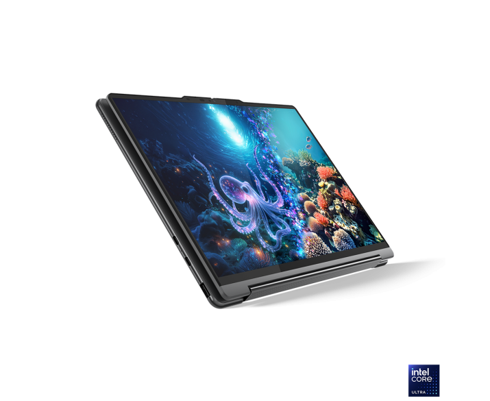 Lenovo Yoga 9 2 in 1 14ILL10, CPU: Core Ultra 7 258V, RAM: RAM 32 GB, Ổ cứng: SSD 1TB, Độ phân giải: Ultra HD+, Card đồ họa: Intel Arc Graphics, Kích thước màn hình: 14 inch, Loại màn hình: Laptop Touch, Hệ điều hành: Windows 11, Màu sắc: Luna Grey - hình số , 10 image