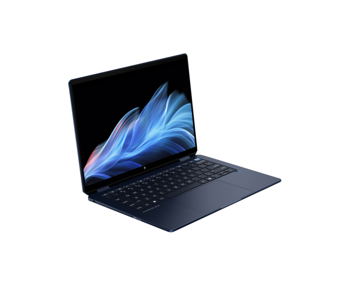 HP OmniBook Ultra Flip 14t fh000, CPU: Core Ultra 5 226V, RAM: RAM 16 GB, Ổ cứng: SSD 512GB, Độ phân giải: Quad HD+, Card đồ họa: Intel Arc Graphics, Kích thước màn hình: 14 inch, Loại màn hình: Laptop Touch, Hệ điều hành: Windows 11, Màu sắc: Atmosphere blue - hình số , 5 image