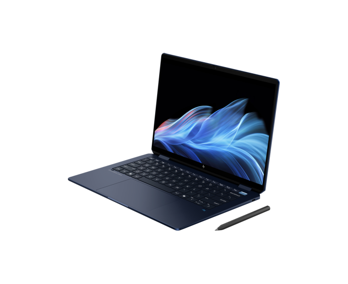 HP OmniBook Ultra Flip 14t fh000, CPU: Core Ultra 5 226V, RAM: RAM 16 GB, Ổ cứng: SSD 512GB, Độ phân giải: Quad HD+, Card đồ họa: Intel Arc Graphics, Kích thước màn hình: 14 inch, Loại màn hình: Laptop Touch, Hệ điều hành: Windows 11, Màu sắc: Atmosphere blue - hình số , 6 image