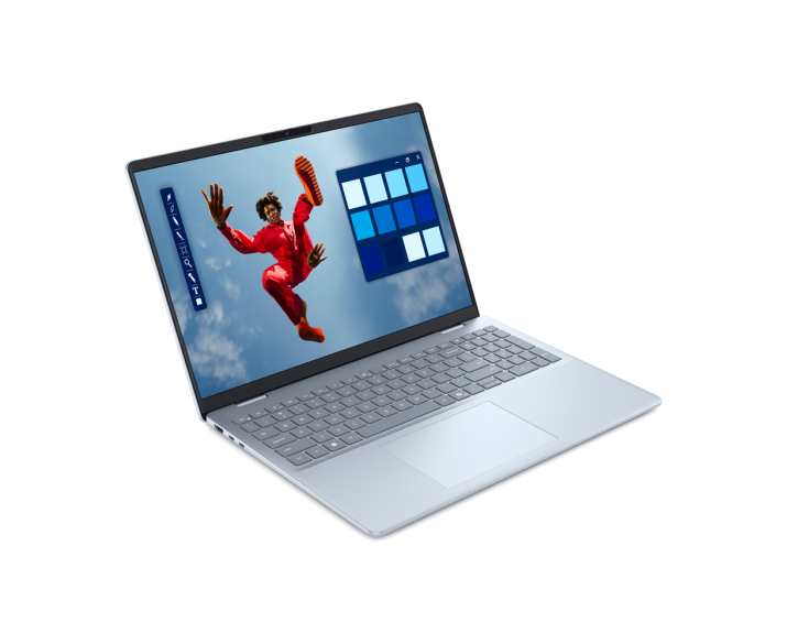Dell 16 Plus DB16250, CPU: Core Ultra 9 288V, RAM: RAM 32 GB, Ổ cứng: SSD 1TB, Độ phân giải: Full HD+, Card đồ họa: Intel Arc Graphics, Kích thước màn hình: 16 inch, Loại màn hình: Laptop Touch, Hệ điều hành: Windows 11, Màu sắc: Ice Blue - hình số , 2 image