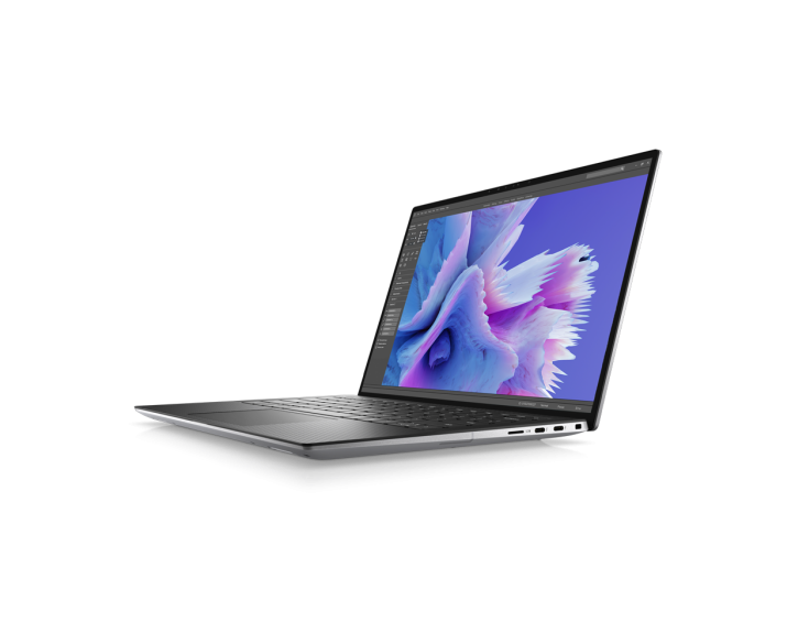 Dell Precision 5480, CPU: Core i9 13900H, RAM: RAM 32GB, Ổ cứng: SSD 1TB, Độ phân giải: FHD+, Card đồ họa: NVIDIA RTX A1000, Màu sắc: Lunar Silver - hình số , 5 image