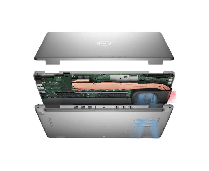 Dell Latitude 5531 , CPU: Core i5 12600H, RAM: RAM 16GB, Ổ cứng: SSD 512GB, Độ phân giải: FHD, Card đồ họa: Intel Iris Xe Graphics, Màu sắc: Dark Gray - hình số , 6 image