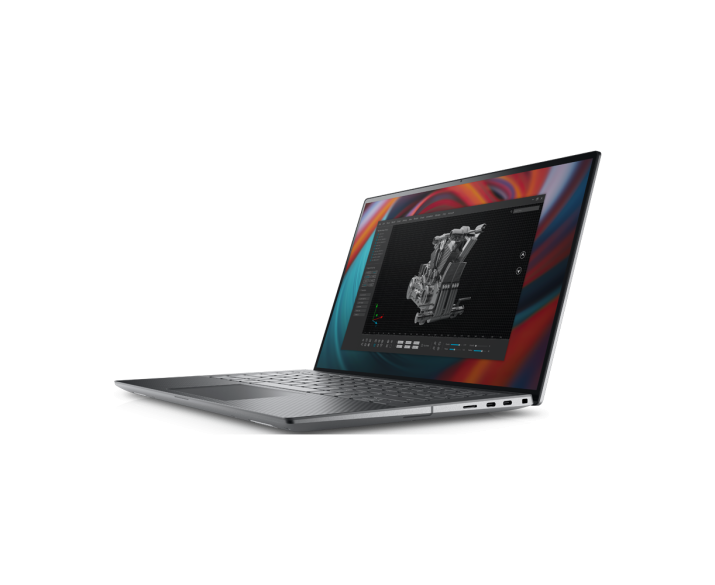 Dell Precision 5490, CPU: Core Ultra 9 185H, RAM: RAM 64 GB, Ổ cứng: SSD 512GB, Độ phân giải: Full HD+, Card đồ họa: RTX 2000 Ada, Kích thước màn hình: 14 inch, Loại màn hình: Laptop Non-Touch, Hệ điều hành: Windows 11, Màu sắc: Lunar Silver - hình số , 3 image