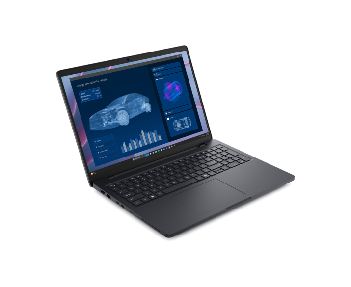 Dell Pro Max 16 MC16255, CPU: Ryzen AI 7 Pro 350, RAM: RAM 32 GB, Ổ cứng: SSD 512GB, Độ phân giải : Full HD+, Card đồ họa: RTX PRO 500, Kích thước màn hình: 16 inch, Loại màn hình: Laptop Non-Touch, Hệ điều hành: Windows 11, Màu sắc: Black - hình số , 3 image